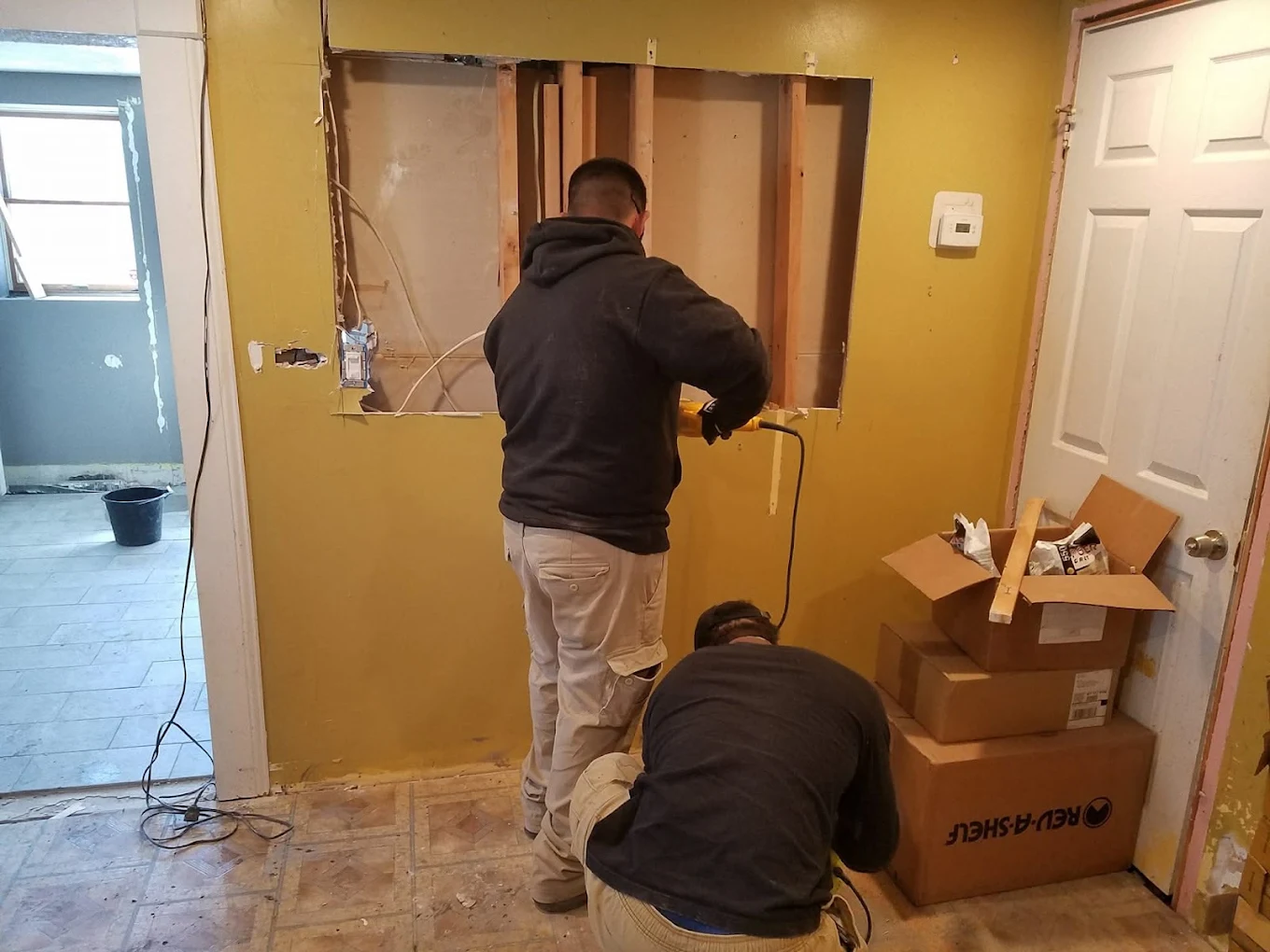 Kitchens work in progress